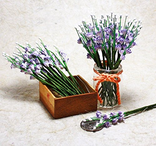 ChangThai Design Purple Gypso Scrapbooking artisanat 25bouquet bricolage papier murier de fleurs mariage carte code EAN 8854455130124 