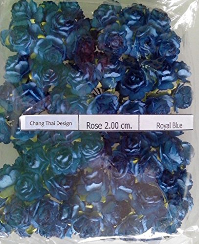 ROYAL bleu 100 artificiel Mulberry Rose fleur m...