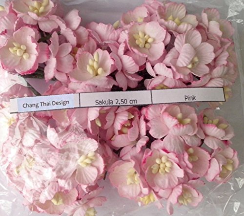 Mulberry 50 rose doux papier Sakura fleur/maria...