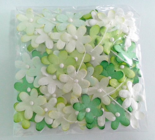 Vert ton 100 Mulberry papier fleur fleurs maria...