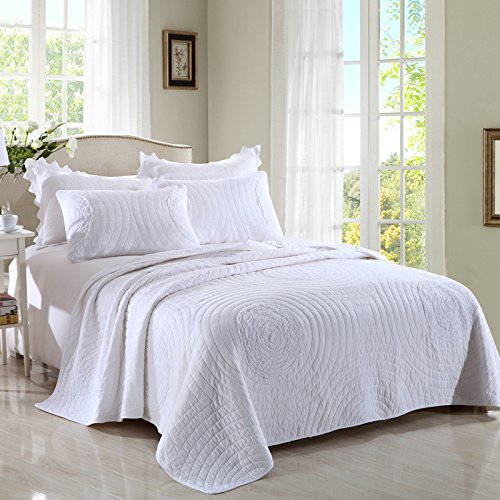 3 pièces 1 couvre-lit 230*250cm + 2 taies d'ore...