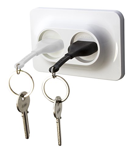 Double unplug accroche-clés en forme de prise é...