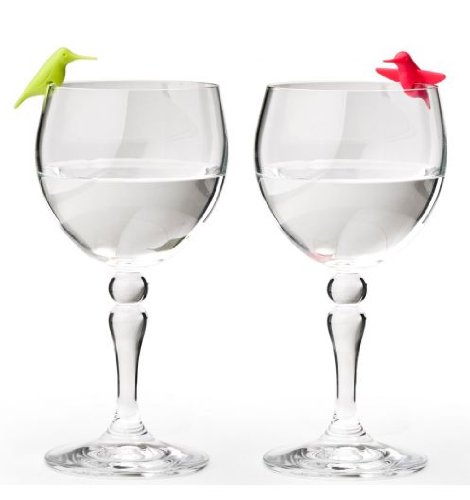 - marque verre oiseaux qualy (x6) - tire bouchon