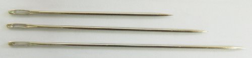 3 x grande aiguilles à coudre 9,5cm / 12cm /14,...