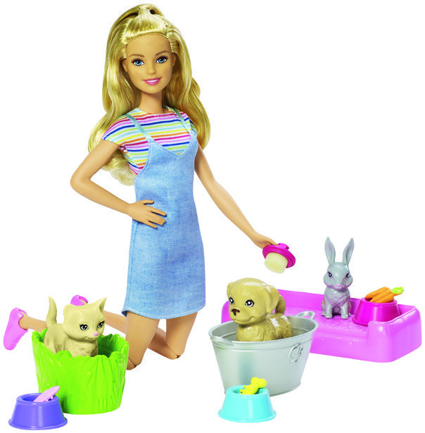 BARBIE LE BAIN DES ANIMAUX