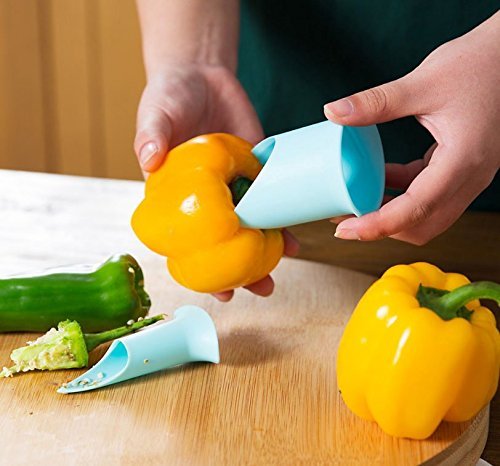 efbock Efbock Pepper tomate Coring Outils légumes de base Remover Creative Kitchen Pepper Corer 8880708744558 (8880708744558)