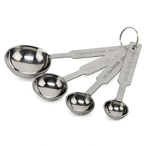 TinkSky 4pcs cuisine cuisson cuisson inox cuill...