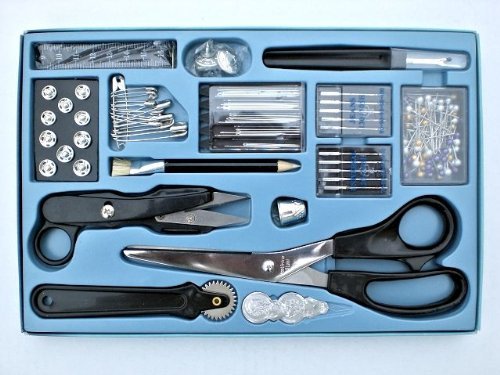 Set de couture - 143 pièces - ciseaux, découd-v...