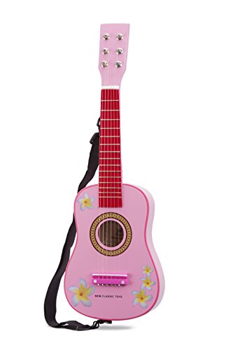 - 2042885 - guitare en rose avec fleurs vahiné