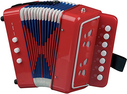 - 2042839 - instrument à vent - accordéon en rouge