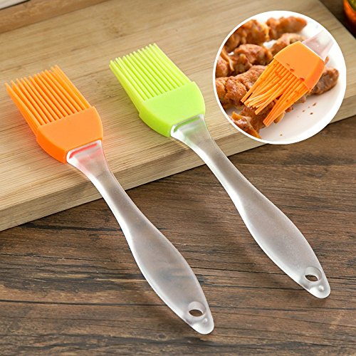 Barbecue Brosse Huile Brush Cuisine haute température silicone Brush Baking Brosse huile Brosse alimentaire Brosse 2 Pack ( couleur : A ) 8888109119517 ANDE