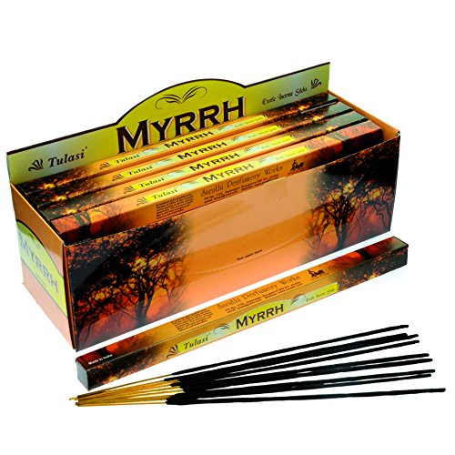 Lot de 25 boîtes de 8 bâtons d'encens myrrhe