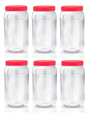 Sunpet Alimentaire de boîtes de rangement, en plastique, rouge, 2000 ml, lot de 6 8901427000159 (8901427000159)