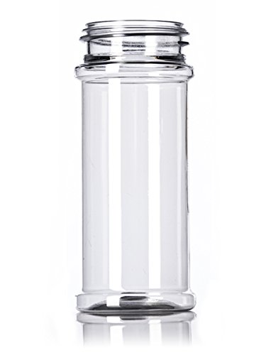 Pride Bocaux à épices en plastique transparent w/à embouts (de qualité alimentaire - Sans BPA) Assorted 4-Spice Jar & Cap Set 8906046143331 (8906046143331)