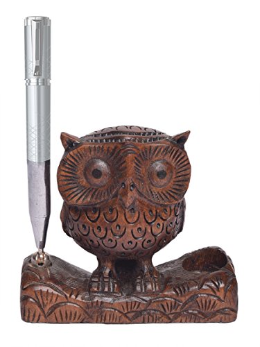 Noel Thanksgiving en bois hibou en forme de sty...