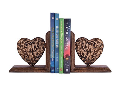 Lot de 2 main decoratif sculpte en bois de mang...