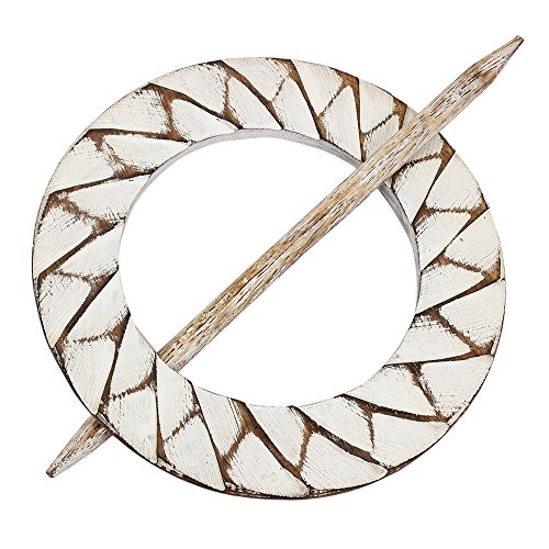 Glamorous en bois blanc rideau tie backs retenu...