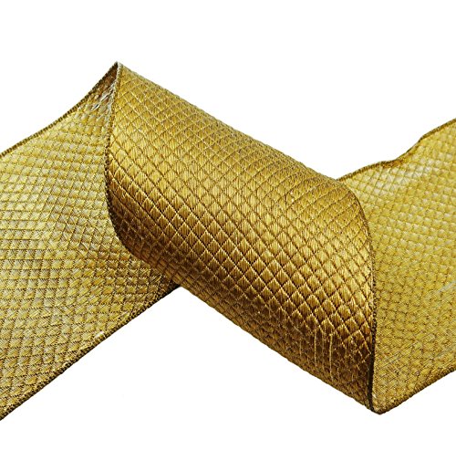 Garniture de ruban 10.1 cm Or Couture dentelle ...