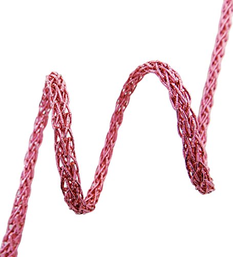 Tressé Metallic Version 5 mm De Large Couture D...