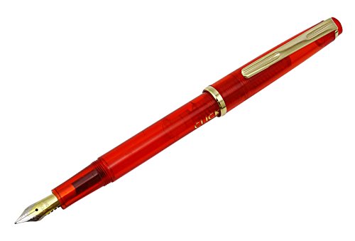 CLICKpen CLICK Majestic Iridium Nib Piston Remplissez Fountain Pen Iridium Nib - Rouge code EAN 8907530441636 