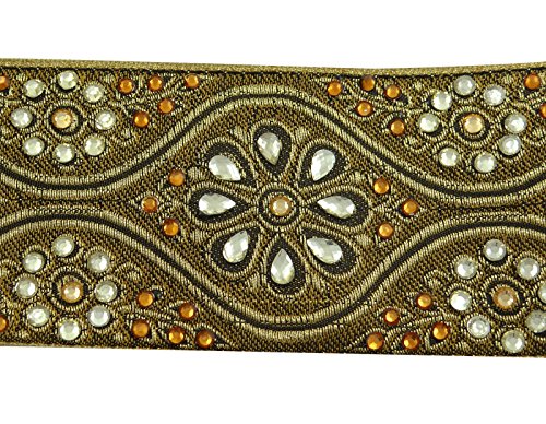 Bordure Décorative En Dentelle Perlée Bordure G...