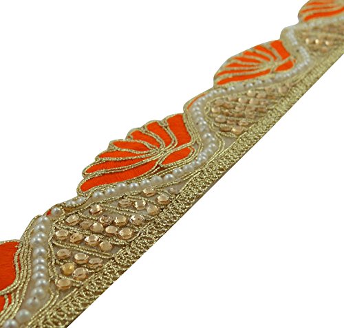 Perlé Garniture Crafting 4,57 cm Large Dentelle...