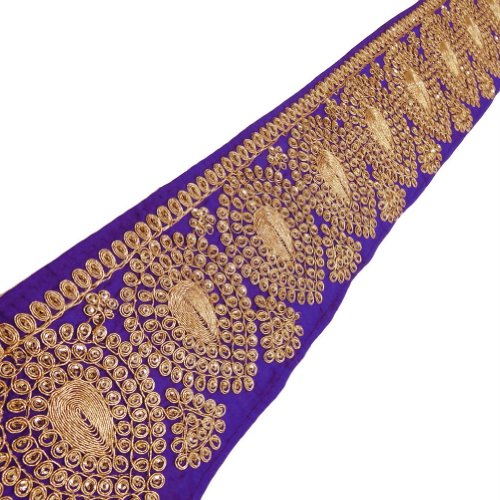 Tressé Ethnique Garniture Main Yellow Ribbon In...