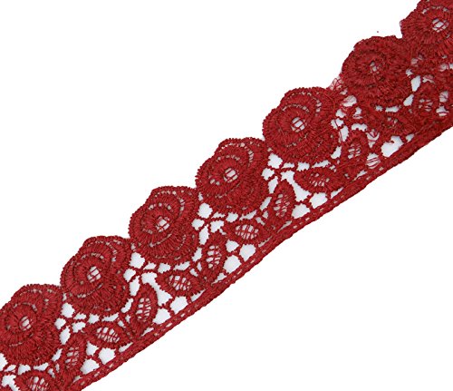 1,5 Pouces Large Venice Lace Trim Crafting Maro...