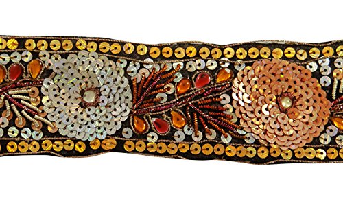 Paillettes Crafting Ribbon Garniture 4,06 Cm La...