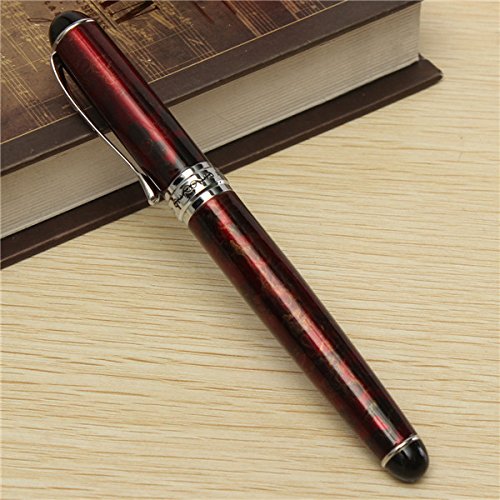 jinhao x750 lave stylo rouge plume fine encre m...