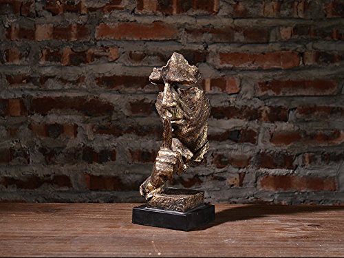 BUS NO.3 Bus no. 3 Silence est d'or Art Écran pour étude dans le bureau de la sculpture abstraite Creative Arts Artisanat Décoration de la Maison code EAN 8963131164190 