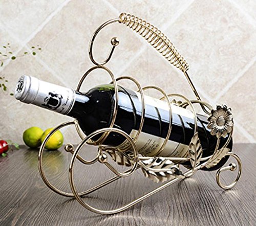 Porte-bouteilles de vin créatifs rack vintage e...