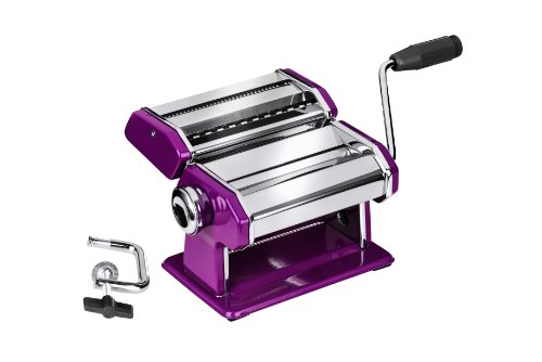 2560005 machine à pâtes corps acier violet/chromé