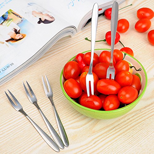 LXLFMY Kitchenware lxlfmy, créatif fruits fourche de mode d'acier inoxydable fruits établi fourche Petit Fruit qualities code EAN 8974785855136 