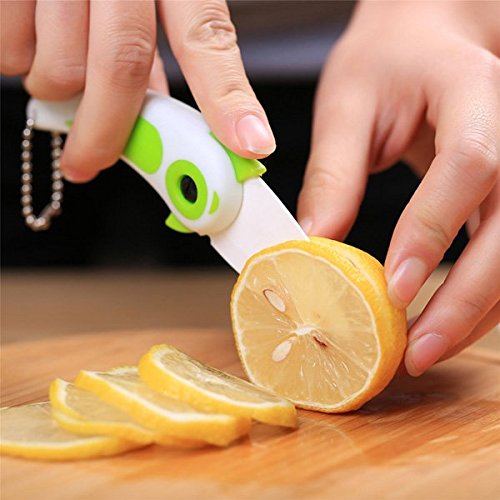 Bluelover Bird créatrice en céramique couteau de poche extérieur pliant couteaux cuisine fruitscouteau à éplucher-bleu clair code EAN 8995336516528 