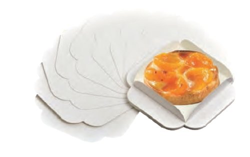 FaisTonGateau - lot de 250 carré rainé carton 13cm - carré rainé blanc 13cm code EAN 8999885029447 