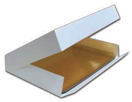 - 25 boites traiteur blanche 28x42 cm + 25 plat...