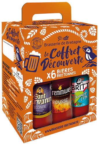 BRASSERIE DE BRETAGNE COFFRET DÉGUSTATION "BIÈRES BRETONNES" code EAN 9000005 