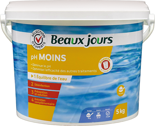 PH MOINS POUDRE 5 KG 9000029 BEAUX JOURS