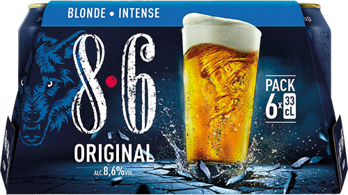  BIÈRE BLONDE ORIGINALE “8.6” code EAN 9000049 