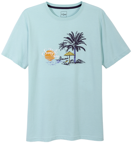 TISSAIA TEE-SHIRT HOMME BIO code EAN 9000124 