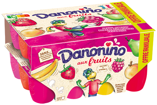  DANONINO AUX FRUITS OFFRE FAMILIALE code EAN 9000211 
