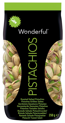 WONDERFUL BRANDS PISTACHES GRILLÉES SALÉES code EAN 9000245 