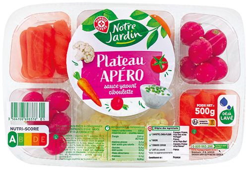 NOTRE JARDIN PLATEAU APÉRO CRUDITÉ code EAN 9000247 