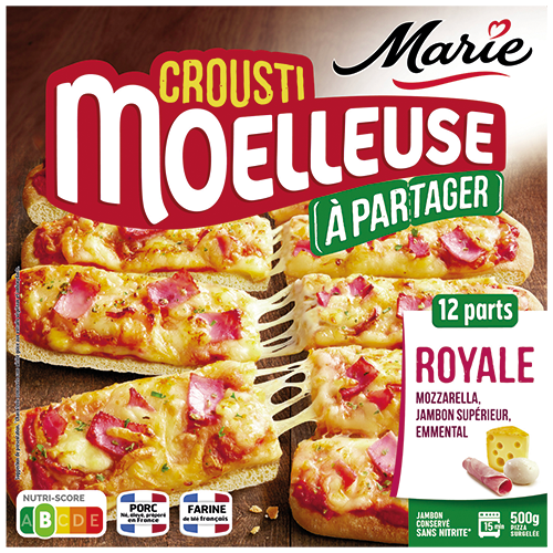 MARIE PIZZA CROUSTI MOELLEUSE À PARTAGER ROYALE SURGELÉE code EAN 9000274 