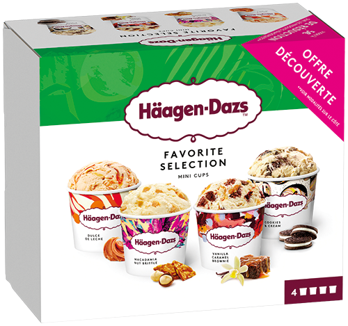 4 MINI POTS DE CRÈME GLACÉE FAVORITE SELECTION ...