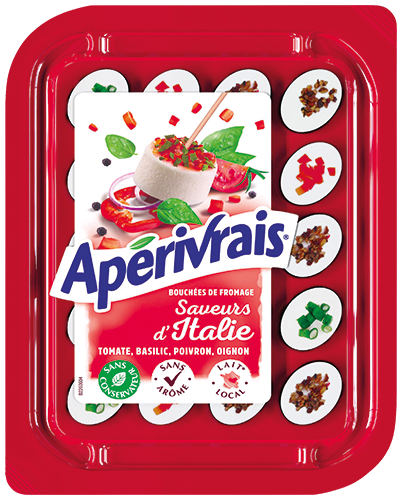 BOUCHÉES DE FROMAGE SAVEURS D'ITALIE 31% MAT.GR.