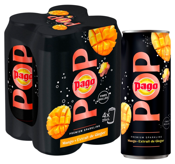  Pago Pop Mangue Gingembre code EAN 9001400110963 