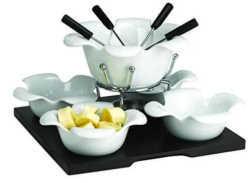 923530 service à fondue au chocolat 11 pièces