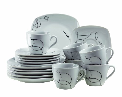 Joseph Maeser Domestic 921386 Service tasses à café et assiettes 18 Pieces Chanson code EAN 9001793995482 